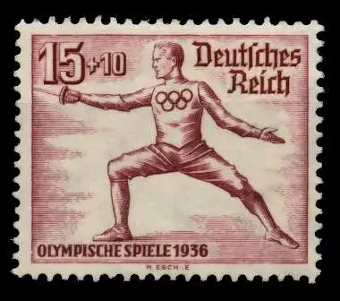 3. REICH 1936 Nr 614 postfrisch 7297A2