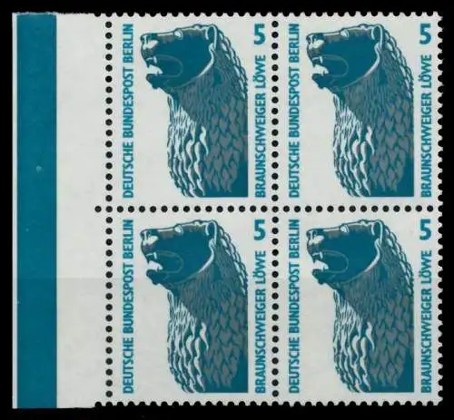 BERLIN DS SEHENSW Nr 863 postfrisch VIERERBLOCK SRA 72986E