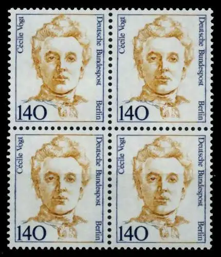 BERLIN DS FRAUEN Nr 848 postfrisch VIERERBLOCK 729892