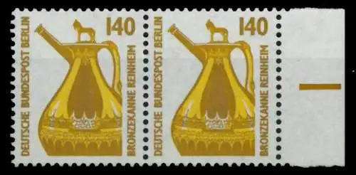 BERLIN DS SEHENSW Nr 832 postfrisch WAAGR PAAR SRA 7298AE