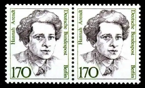 BERLIN DS FRAUEN Nr 826 postfrisch WAAGR PAAR S2756A6
