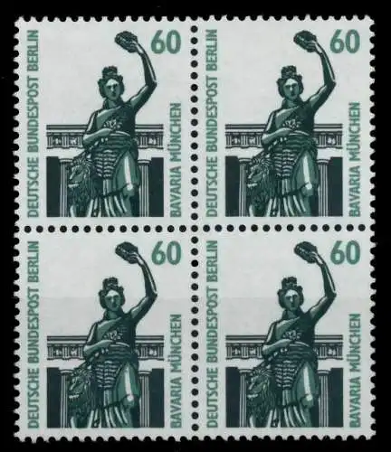 BERLIN DS SEHENSW Nr 795 postfrisch VIERERBLOCK 72B1DE