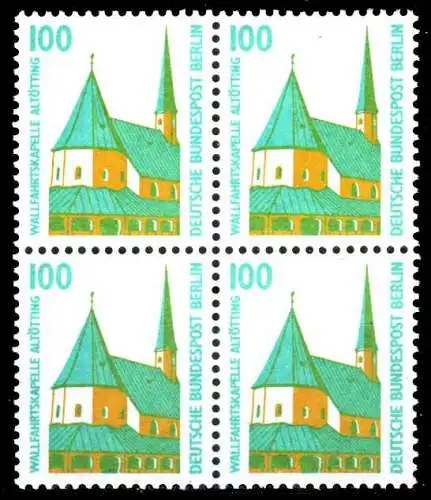 BERLIN DS SEHENSW Nr 834 postfrisch VIERERBLOCK S275806