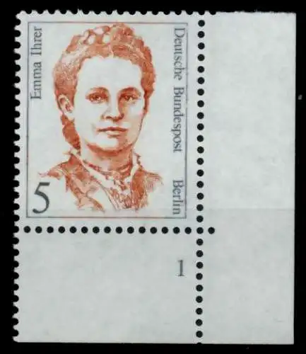 BERLIN DS FRAUEN Nr 833 postfrisch FORM1 72B3F6