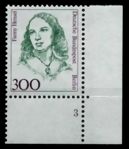 BERLIN DS FRAUEN Nr 849 postfrisch FORM3 gefaltet 72B42E
