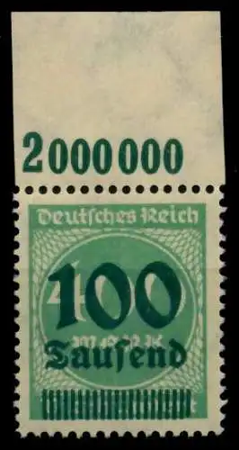 D-REICH INFLA Nr 290 P OR postfrisch ORA 72B55E
