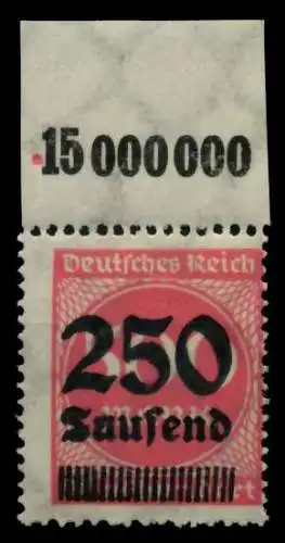 D-REICH INFLA Nr 295P OR postfrisch ORA 72B59A