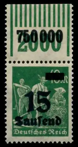DEUTSCHES REICH 1923 INFLA Nr 279bW OR 1-11-1 ungebraucht 72B6AE