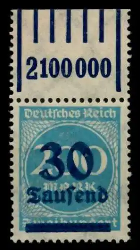 DEUTSCHES REICH 1923 INFLA Nr 285W OR 1-5-1 postfrisch 72B70E