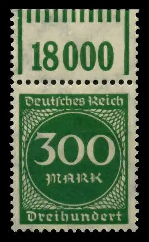 DEUTSCHES REICH 1923 INFLA Nr 270 W OR 1-11-1 ungebraucht 72B73A
