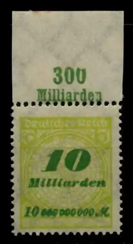 D-REICH INFLA Nr 328AP OR A postfrisch ORA 72D9D6