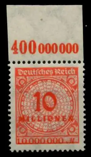 D-REICH INFLA Nr 318AP OR A postfrisch ORA 72DB02