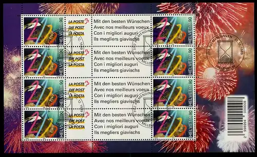 SCHWEIZ BLOCK KLEINBOGEN 1990-1999 Nr 1706 ESST S27AAF2