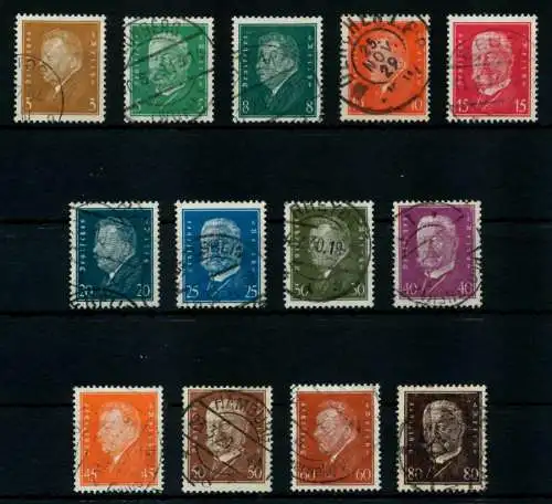 D-REICH 1928 Nr 410-422 gestempelt 72E01E