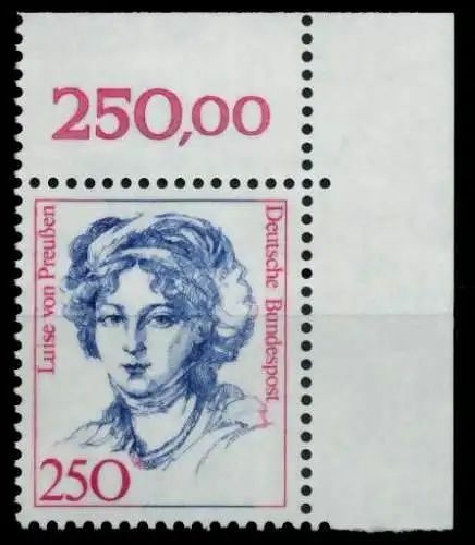 BRD DS FRAUEN Nr 1428 postfrisch ECKE-ORE 7304CA