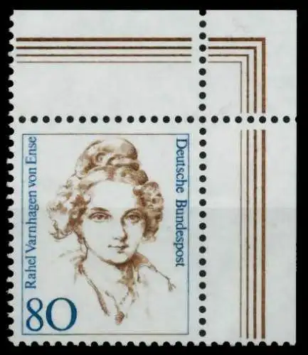 BRD DS FRAUEN Nr 1755 postfrisch ECKE-ORE 73053E