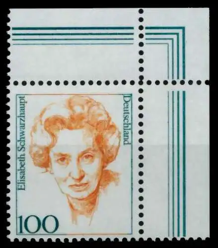 BRD DS FRAUEN Nr 1955 postfrisch ECKE-ORE 73054A