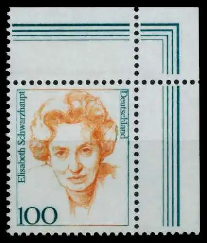 BRD DS FRAUEN Nr 1955 postfrisch ECKE-ORE 730556