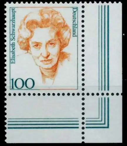 BRD DS FRAUEN Nr 1955 postfrisch ECKE-URE 730566