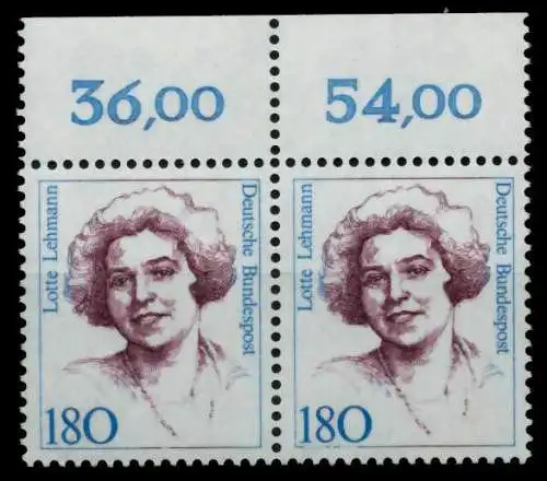 BRD DS FRAUEN Nr 1427 postfrisch WAAGR PAAR ORA 7306FE