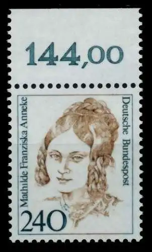 BRD DS FRAUEN Nr 1392 postfrisch ORA 7307EE