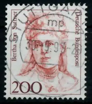 BRD DS FRAUEN Nr 1498 zentrisch gestempelt 73296E