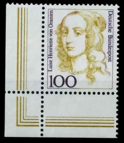 BRD DS FRAUEN Nr 1756 postfrisch ECKE-ULI 732A26