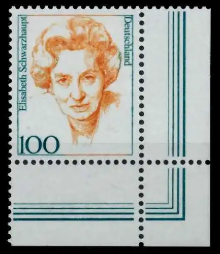 BRD DS FRAUEN Nr 1955 postfrisch ECKE-URE 732A82