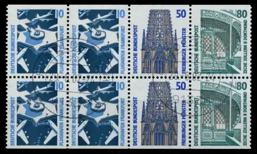 BRD BUND HEFTCHENBLATT Nr HB 30u zentrisch gestempelt 732CB2