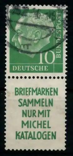 BRD ZUSAMMENDRUCK Nr S21 gestempelt SENKR PAAR 732D4A