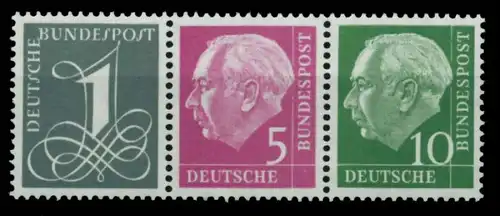 BRD ZUSAMMENDRUCK Nr W18YII postfrisch 3ER STR 732F7A