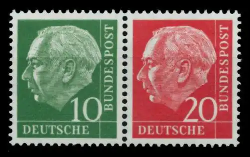 BRD ZUSAMMENDRUCK Nr W21YII postfrisch WAAGR PAAR 732FAE