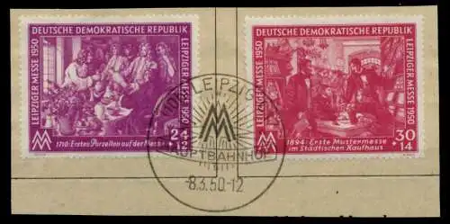 DDR 1950 Nr 248-249 gestempelt Briefst³ck 735A42
