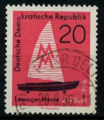 DDR 1956 Nr 537 gestempelt 735ECE