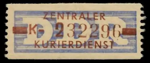 DDR DIENST WERTSTREIFEN Nr 20K ND postfrisch 738192
