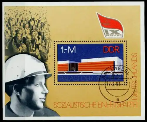 DDR BLOCK KLEINBOGEN Block 45 gestempelt 73864E