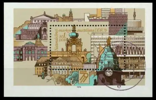 DDR BLOCK KLEINBOGEN Block 55 gestempelt 73870A