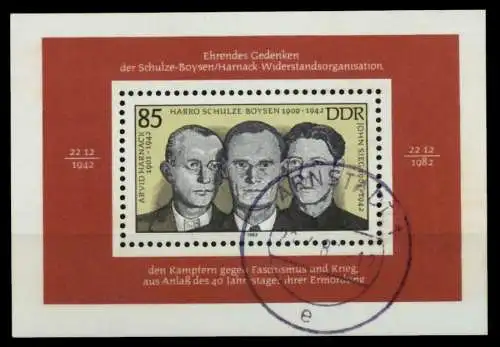 DDR BLOCK KLEINBOGEN Block 70 gestempelt 73A00E