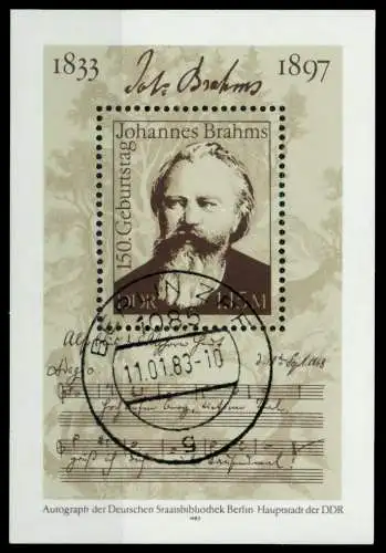 DDR BLOCK KLEINBOGEN Block 69 gestempelt 73A02A