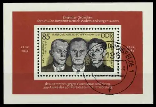 DDR BLOCK KLEINBOGEN Block 70 gestempelt 73A05E