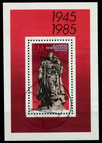 DDR BLOCK KLEINBOGEN Block 82 gestempelt 73A192