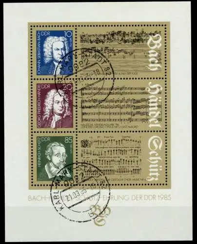 DDR BLOCK KLEINBOGEN Block 81 gestempelt 73A19A