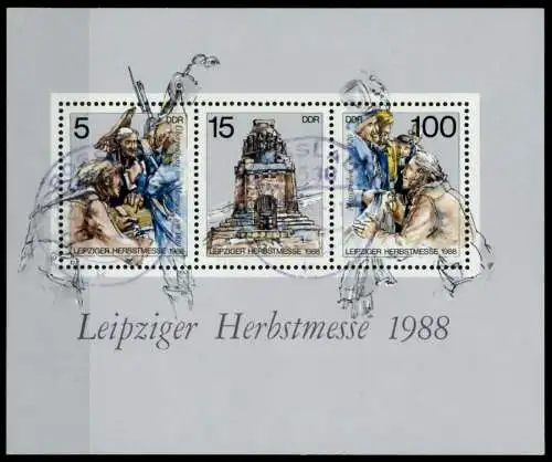 DDR BLOCK KLEINBOGEN Block 95 gestempelt 73A2C6