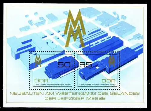 DDR BLOCK KLEINBOGEN Block 99 postfrisch S29171A