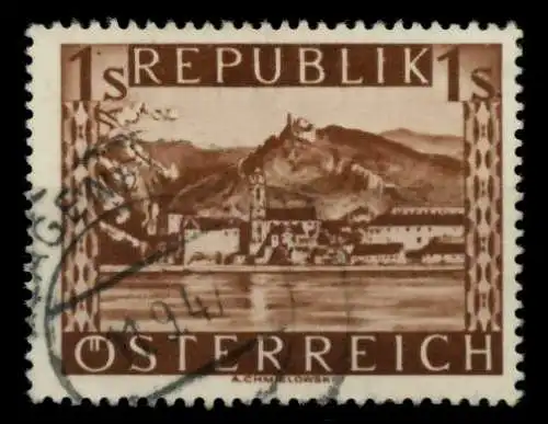 ÖSTERREICH 1945 Nr 767II gestempelt 73A3CA