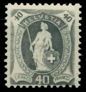 SCHWEIZ ST.HELV Nr 77A ungebraucht 73A6F6