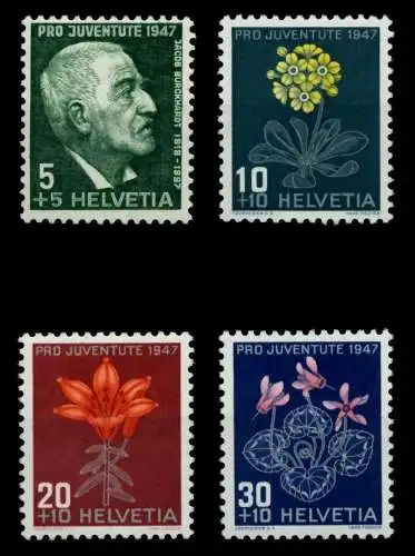 SCHWEIZ PRO JUVENTUTE Nr 488-491 postfrisch 73CEA2