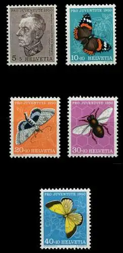 SCHWEIZ PRO JUVENTUTE Nr 550-554 postfrisch 73CEB6
