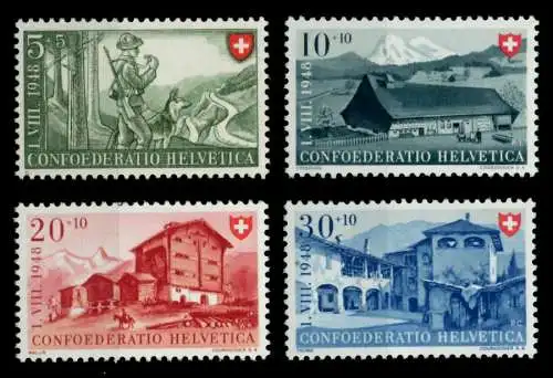 SCHWEIZ PRO PATRIA Nr 508-511 postfrisch 73CEEE