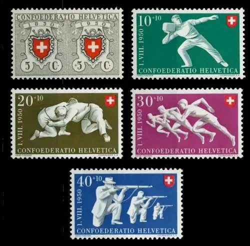 SCHWEIZ PRO PATRIA Nr 545-549 postfrisch 73CF0E